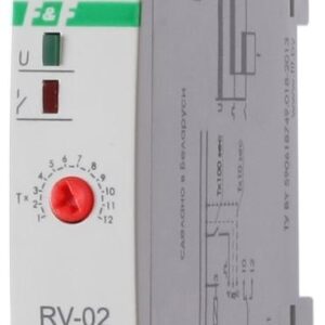 Реле времени RV-02 16А 1..120с 230В 1 перекл. IP20 задержка выключ. монтаж на DIN-рейке F&F EA02.001.008 оптом купить цена