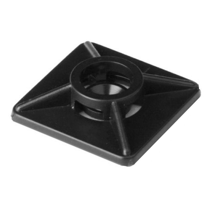 База монтажная самокл. для двух хомутов 19х19 черн. (уп.100шт) DKC 25469SR купить оптом выгодно База монтажная самокл. для двух хомутов 19х19 черн. (уп.100шт) DKC 25469SR оптом купить цена