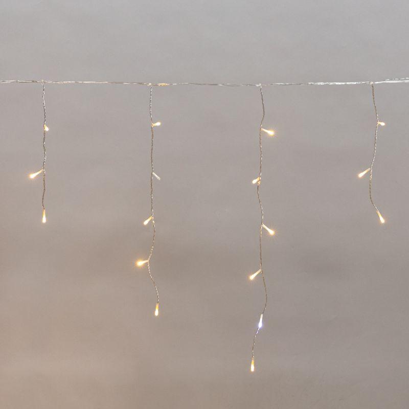 Гирлянда светодиодная "Айсикл" (бахрома) 5х0.6м 112LED тепл. бел. 3.4Вт 230В IP44 эффект мерцания провод прозр. Neon-Night 255-526 купить оптом выгодно Гирлянда светодиодная "Айсикл" (бахрома) 5х0.6м 112LED тепл. бел. 3.4Вт 230В IP44 эффект мерцания провод прозр. Neon-Night 255-526 оптом купить цена