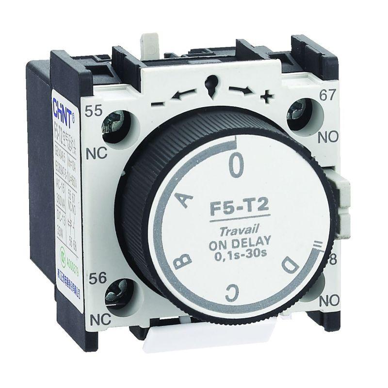 Приставка выдержка времени F5-T0 к контактору NC1 NC2 и NXC (R) CHINT 258021 купить оптом выгодно Приставка выдержка времени F5-T0 к контактору NC1 NC2 и NXC (R) CHINT 258021 оптом купить цена