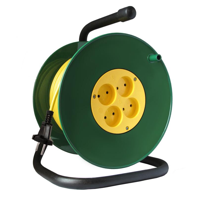 Удлинитель на катушке 4х30м без заземл. 16А IP20 3.5кВт Союз 481S-3303 купить оптом выгодно Удлинитель на катушке 4х30м без заземл. 16А IP20 3.5кВт Союз 481S-3303 оптом купить цена