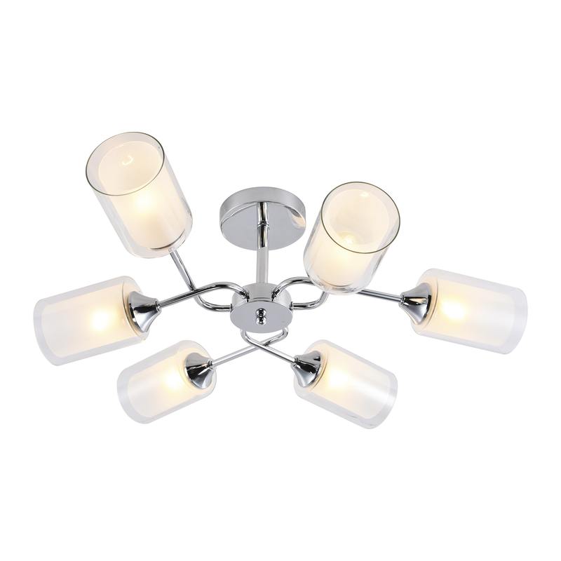 Люстра Rivoli Henrike 9070-306 6 x E27 60 Вт модерн оптом купить хорошая цена Люстра Rivoli Henrike 9070-306 6 x E27 60 Вт модерн купить оптом недорого