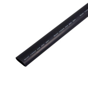 Трубка термоусадочная тонкостен. 24.0/8.0 с клеем (3:1) 1м черн. Rexant 26-0024 оптом купить цена