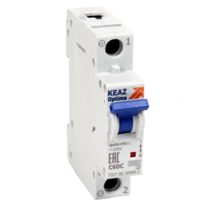 Выключатель автоматический модульный 1п C 10А OptiDin BM63-1C10-DC-УХЛ3 КЭАЗ 261157 оптом купить цена