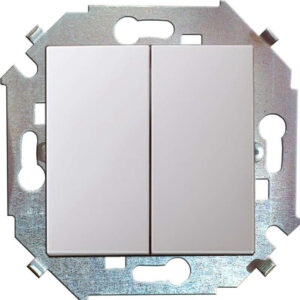 Выключатель 2-кл. СП Simon 15 16А IP20 винтов. зажим механизм бел. Simon 1591398-030 оптом купить цена