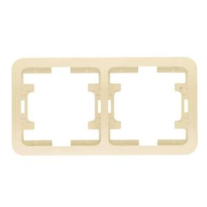 Рамка 2-м Mimoza горизонт. крем Makel 32012 оптом купить цена