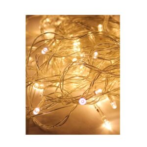 Гирлянда светодиодная 80LED бел. прозр. провод 8.8м (7.3+1.5) 8 режимов мигания IP20 тепл. бел. Космос KOC_GIR80LED_W оптом купить цена