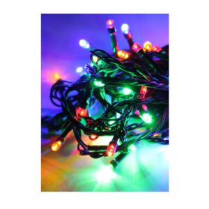 Гирлянда светодиодная 120LED зел. провод 12.8м (11.3+1.5) 8 режимов мигания IP20 мультиколор Космос KOC_GIR120LED_RGB оптом купить цена