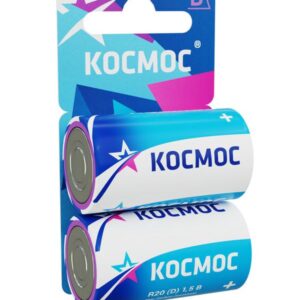 Элемент питания солевой D/R20 (блист.2шт) КОСМОС KOCR202BL оптом купить цена