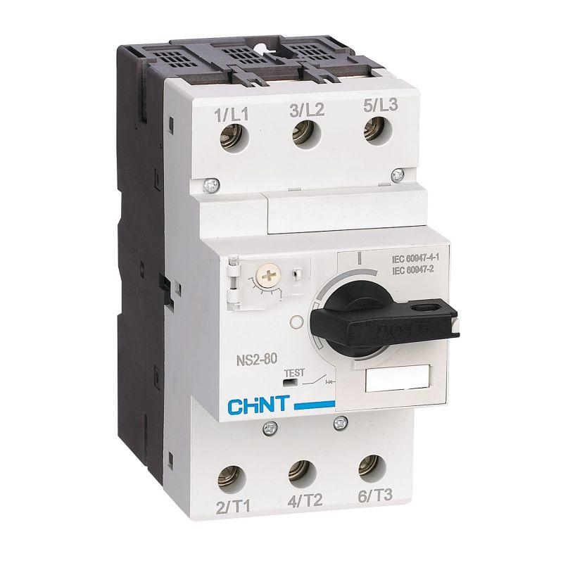 Выключатель автоматический для защиты двигателя 20-25А NS2-80 с поворотн. ручкой (R) CHINT 279720 купить оптом выгодно Выключатель автоматический для защиты двигателя 20-25А NS2-80 с поворотн. ручкой (R) CHINT 279720 оптом купить цена