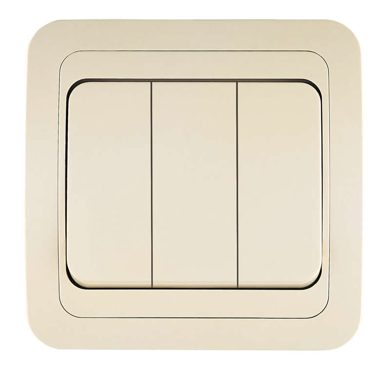 Выключатель 3-кл. 3п СП Mimoza 10А IP20 крем./крем. Makel 25091 купить оптом выгодно Выключатель 3-кл. 3п СП Mimoza 10А IP20 крем./крем. Makel 25091 оптом купить цена