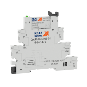 Розетка для реле OptiRel G RR93-01-220-240U-6-V КЭАЗ 281162 оптом купить цена