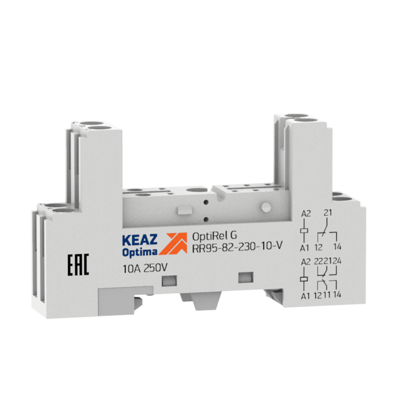 Розетка для реле OptiRel G RR95-82-230-10-V КЭАЗ 281176 купить оптом выгодно Розетка для реле OptiRel G RR95-82-230-10-V КЭАЗ 281176 оптом купить цена