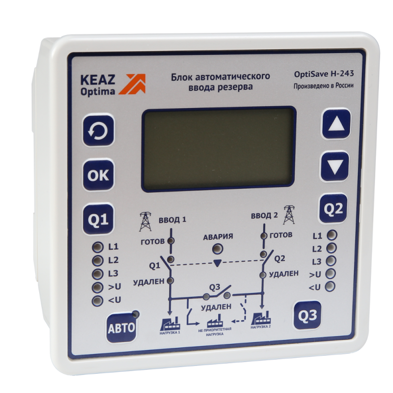 Блок автоматического ввода резерва OptiSave H-243-У3 КЭАЗ 281763 купить оптом выгодно Блок автоматического ввода резерва OptiSave H-243-У3 КЭАЗ 281763 оптом купить цена