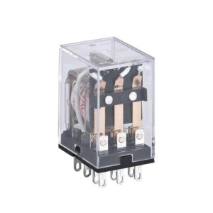 Реле промежуточное JZX-22F(D) 4 конт. с инд. LED 3А 12В DC CHINT 285383 оптом купить цена