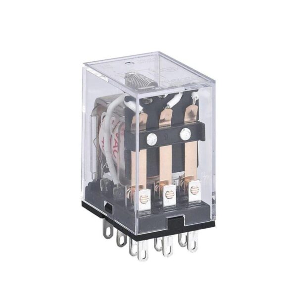 Реле промежуточное JZX-22F(D) 4 конт. с инд. LED 3А 12В DC CHINT 285383 оптом купить цена