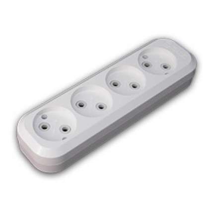 Колодка удлинителя 4-м без заземл. Makel MGP141 купить оптом выгодно Колодка удлинителя 4-м без заземл. Makel MGP141 оптом купить цена