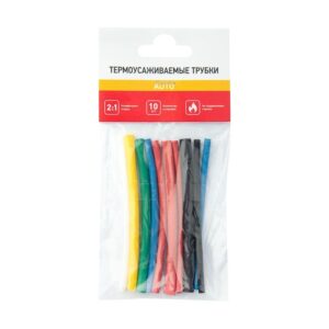 Набор трубок термоусадочных тонкостен. №1 (АВТО) разноцвет. Rexant 29-0101 оптом купить цена