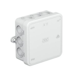 Коробка распределительная 85х85х40мм IP55 A11 12 кабельн. вводов свет. сер. OBO 2000342 оптом купить цена