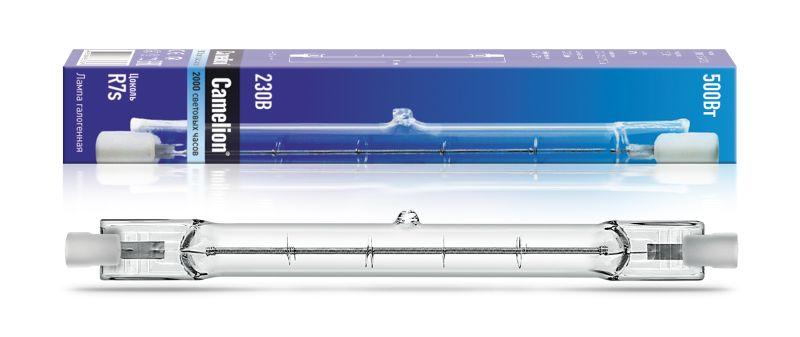 Лампа галогенная J118 500Вт линейная R7s 3000К 240В лин. 118мм Camelion 2937 купить оптом выгодно Лампа галогенная J118 500Вт линейная R7s 3000К 240В лин. 118мм Camelion 2937 оптом купить цена