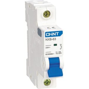 Выключатель автоматический модульный 1п C 4А 4.5кА NXB-63S (R) CHINT 296707 оптом купить цена