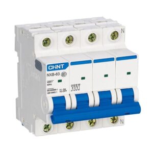 Выключатель автоматический модульный 4п C 25А 4.5кА NXB-63S (R) CHINT 296907 оптом купить цена