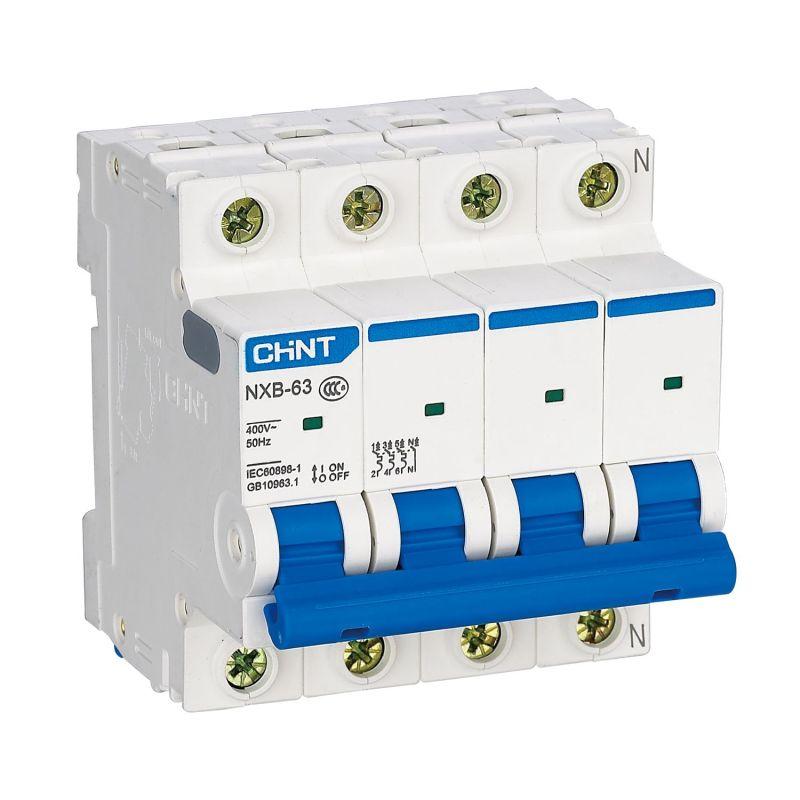 Выключатель автоматический модульный 4п C 32А 4.5кА NXB-63S (R) CHINT 296908 купить оптом выгодно Выключатель автоматический модульный 4п C 32А 4.5кА NXB-63S (R) CHINT 296908 оптом купить цена