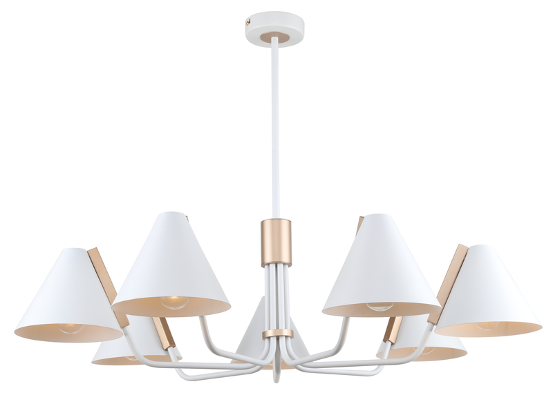 Люстра Rivoli Beverly 2070-307 7 х Е14 40 Вт лофт - кантри оптом купить хорошая цена Люстра Rivoli Beverly 2070-307 7 х Е14 40 Вт лофт - кантри купить оптом недорого