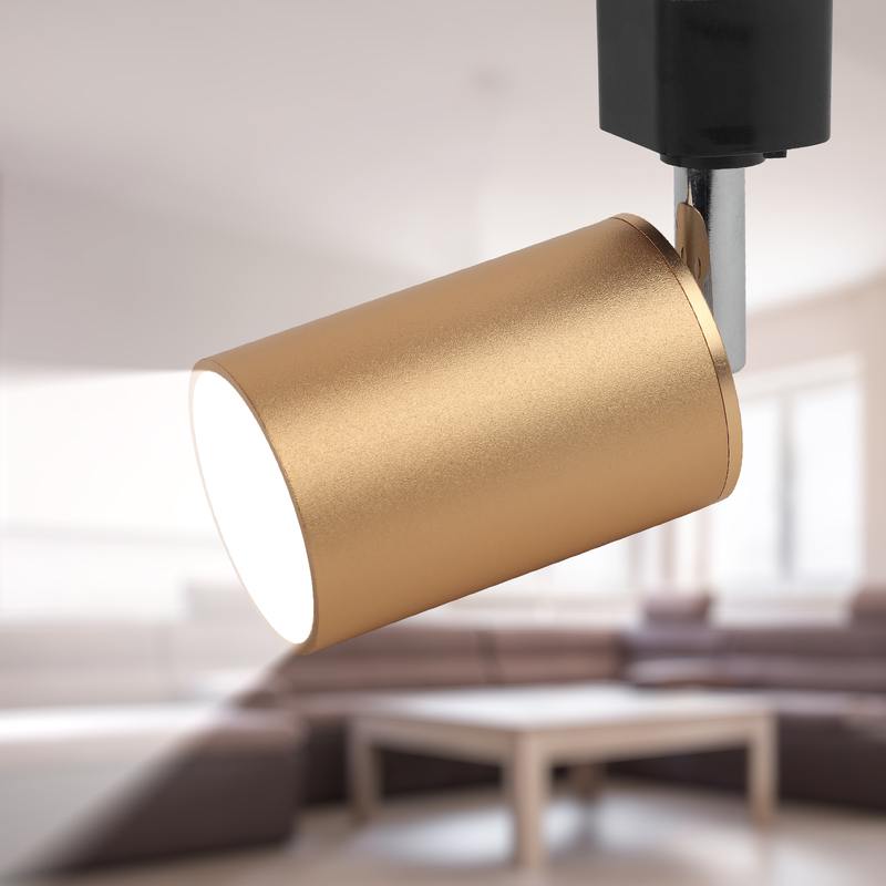 Трековый светильник однофазный ЭРА TR14-GU10 SG под лампу MR16 сатин-золото оптом купить хорошая цена Трековый светильник однофазный ЭРА TR14-GU10 SG под лампу MR16 сатин-золото купить оптом недорого