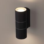 WL28 BK Подсветка ЭРА Декоративная подсветка 2*GU10 MAX35W IP54 черный купить оптом недорого
