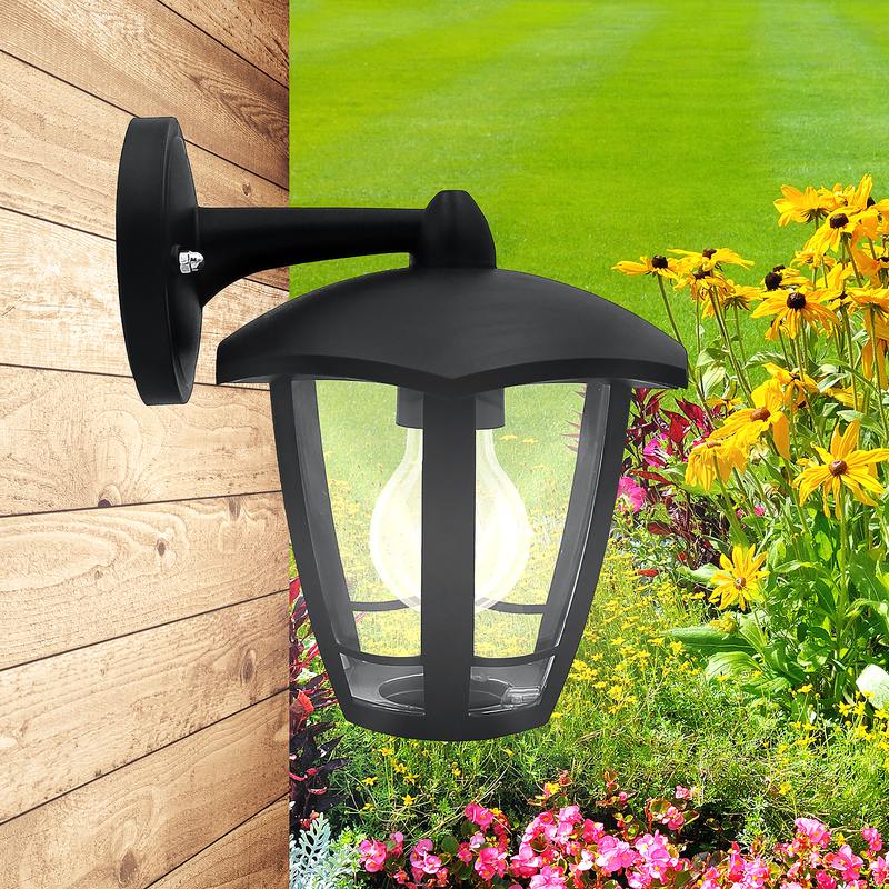 Садово-парковый светильник ЭРА НБУ 07-40-004 Дели 3 черный 6 гранный настенный IP44 Е27 max40Вт оптом купить хорошая цена Садово-парковый светильник ЭРА НБУ 07-40-004 Дели 3 черный 6 гранный настенный IP44 Е27 max40Вт купить оптом недорого