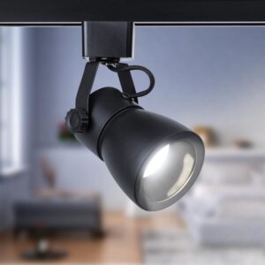 Трековый светильник однофазный ЭРА TR38-GU10 BK под лампу MR16 черный купить оптом недорого