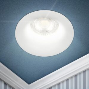 Встраиваемый светильник декоративный ЭРА KL93 WH MR16/GU5.3 белый