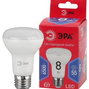 Лампочка светодиодная ЭРА RED LINE LED R63-8W-865-E27 R Е27 / Е27 8Вт рефлектор холодный дневной свет купить оптом недорого