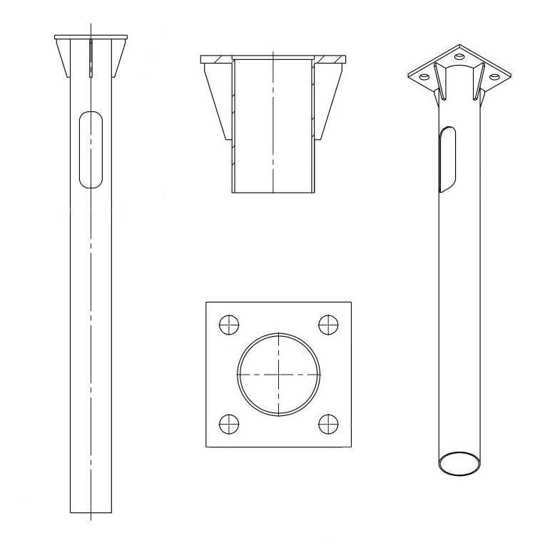 Деталь фундамента закладная ЗДФ-0.108-1.5(К200-150-4х20)-02 (для ОГК/ОКК-6/7) Пересвет В00000639 купить оптом выгодно Деталь фундамента закладная ЗДФ-0.108-1.5(К200-150-4х20)-02 (для ОГК/ОКК-6/7) Пересвет В00000639 оптом купить цена