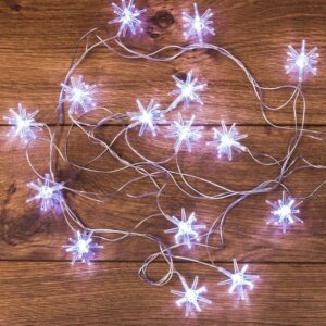 Гирлянда светодиодная "Снежинки" 2.8м 20LED бел. 1Вт IP20 Neon-Night 303-036 оптом купить цена