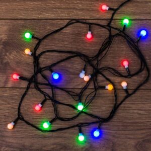 Гирлянда светодиодная "Цветные Шарики" 2.8м 20LED мультиколор 2Вт IP20 Neon-Night 303-060 оптом купить цена