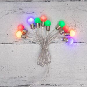 Гирлянда светодиодная "Мини-лампочки" 1.5м 10LED мультиколор 0.1Вт IP20 провод ПВХ прозр. элементы питания 2хAA (не в компл.) Neon-Night 303-074 оптом купить цена