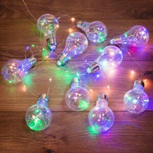 Гирлянда светодиодная "Ретро-лампы" 3м 100LED мультиколор 4Вт IP20 Neon-Night 303-079 оптом купить цена