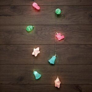 Гирлянда светодиодная "Новый год" 1.5м 10LED тепл. бел. 0.1Вт IP20 провод ПВХ прозр. элементы питания 2хAA (не в компл.) Neon-Night 303-081 оптом купить цена