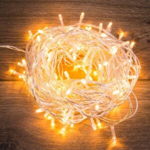 Гирлянда светодиодная "Твинкл Лайт" 20м 160LED тепл. бел. 10Вт провод ПВХ прозр. Neon-Night 303-306 оптом купить цена