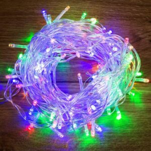 Гирлянда светодиодная "Твинкл Лайт" 20м 160LED мультиколор 10Вт провод ПВХ прозр. Neon-Night 303-309 оптом купить цена