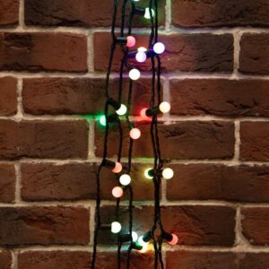 Гирлянда светодиодная "Мультишарики" 20м d17.5мм 200LED RGB 16Вт 220-240В IP65 провод ПВХ черн. (нужен шнур питания 303-500) Neon-Night 303-509 оптом купить цена