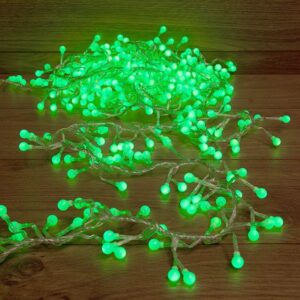 Гирлянда светодиодная "Мишура LED" 3м 288LED зел. 18Вт 220-240В IP20 провод ПВХ прозр. Neon-Night 303-604 оптом купить цена