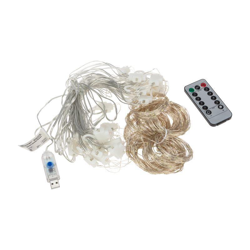 Гирлянда светодиодная "Роса "Светодиодный дождь" 6х3м LED бел. 24Вт IP20 USB+пульт управления Neon-Night 315-995 купить оптом выгодно Гирлянда светодиодная "Роса "Светодиодный дождь" 6х3м LED бел. 24Вт IP20 USB+пульт управления Neon-Night 315-995 оптом купить цена