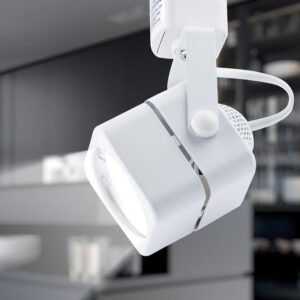 Трековый светильник однофазный ЭРА TR10-GU10 WH под лампу MR16 белый купить оптом недорого