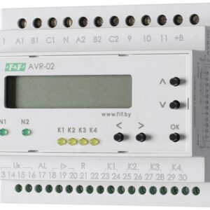 Устройство управления резервным питанием AVR-02 (3х400В+N; 5 перекл. х8А; IP20) F&F EA04.006.004 оптом купить цена