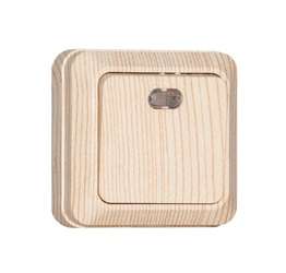 Переключатель проходной 1-кл. ОП Олимп 10А IP20 с подсветкой сосна UNIVersal 5560810 оптом купить цена