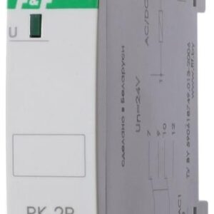 Реле промежуточное PK-2P/Un (монтаж на DIN-рейке 35мм 24В AC/DC 2х8А 2P IP20) F&F EA06.001.008 оптом купить цена