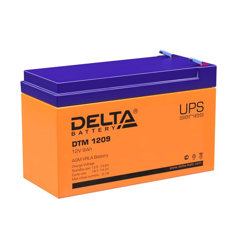 Аккумулятор UPS 12В 9А.ч Delta DTM 1209 купить оптом выгодно Аккумулятор UPS 12В 9А.ч Delta DTM 1209 оптом купить цена